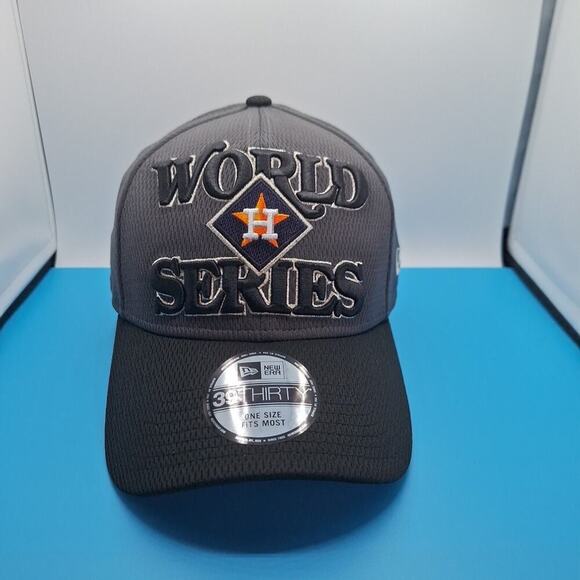 Houston Astros World Series New Era MLB Locker Room Fitted Hat 39Thiry One Size - Picture 1 of 7